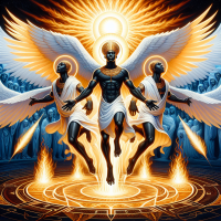 Black biblical figures ceraphim